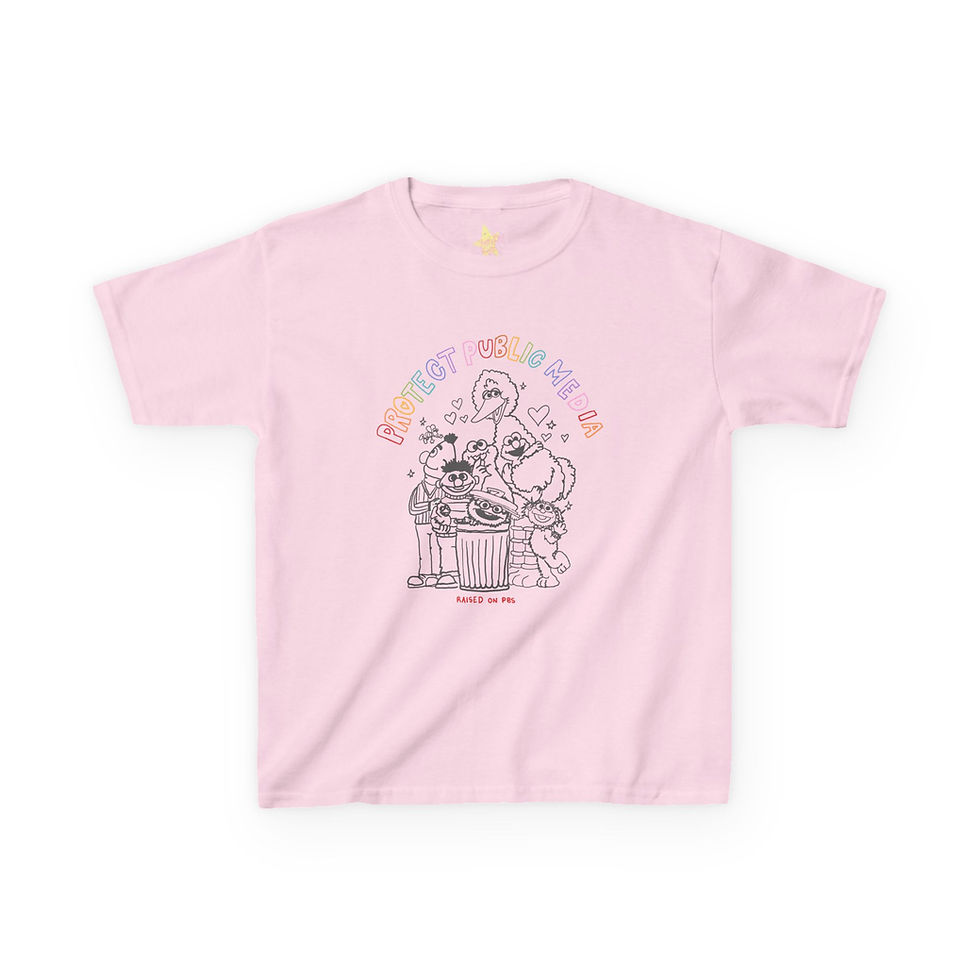 Thumbnail: Protect Public Media Fitted Tee