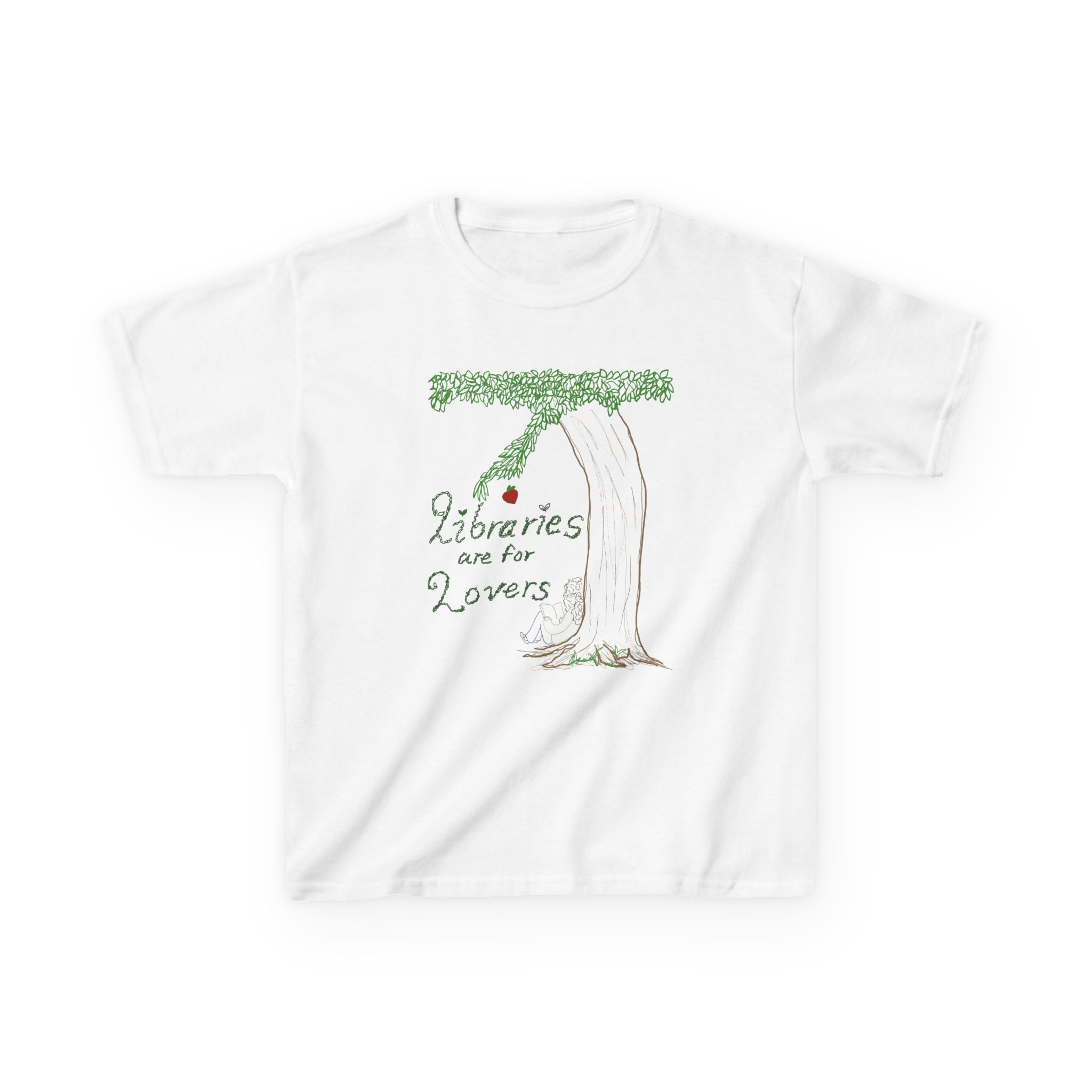 Libraries Are For Lovers Fitted Tee