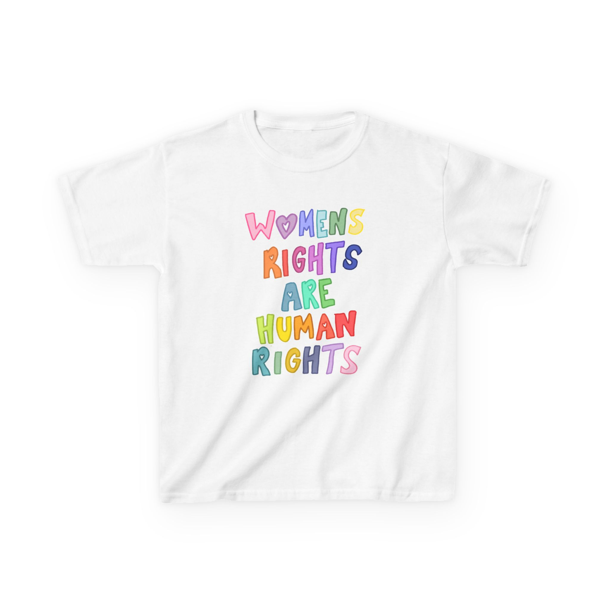 Womens Rights Are Human Rights Fitted Tee