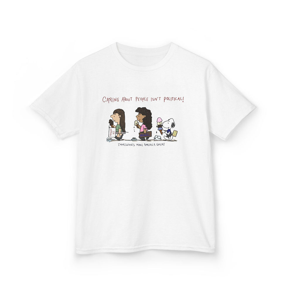 Thumbnail: Copy of Caring About People Fitted Tee