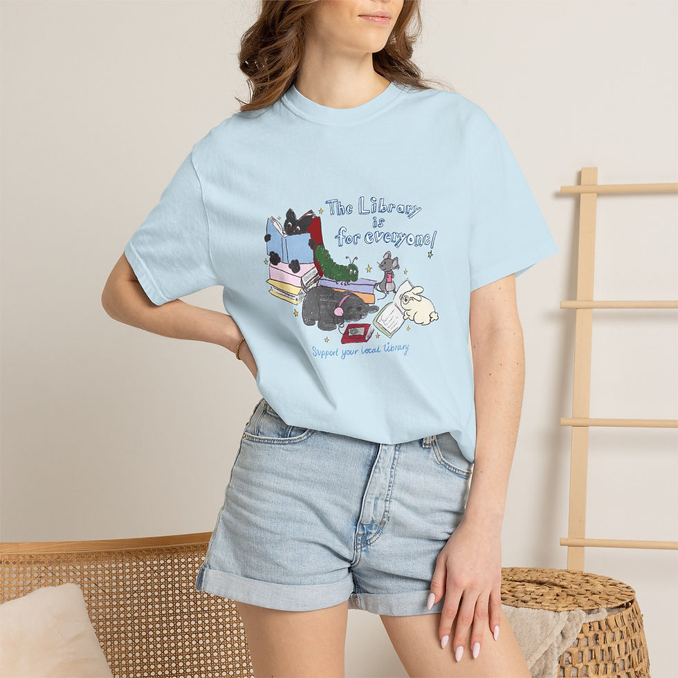 Thumbnail: The Library Is For Everyone Tee