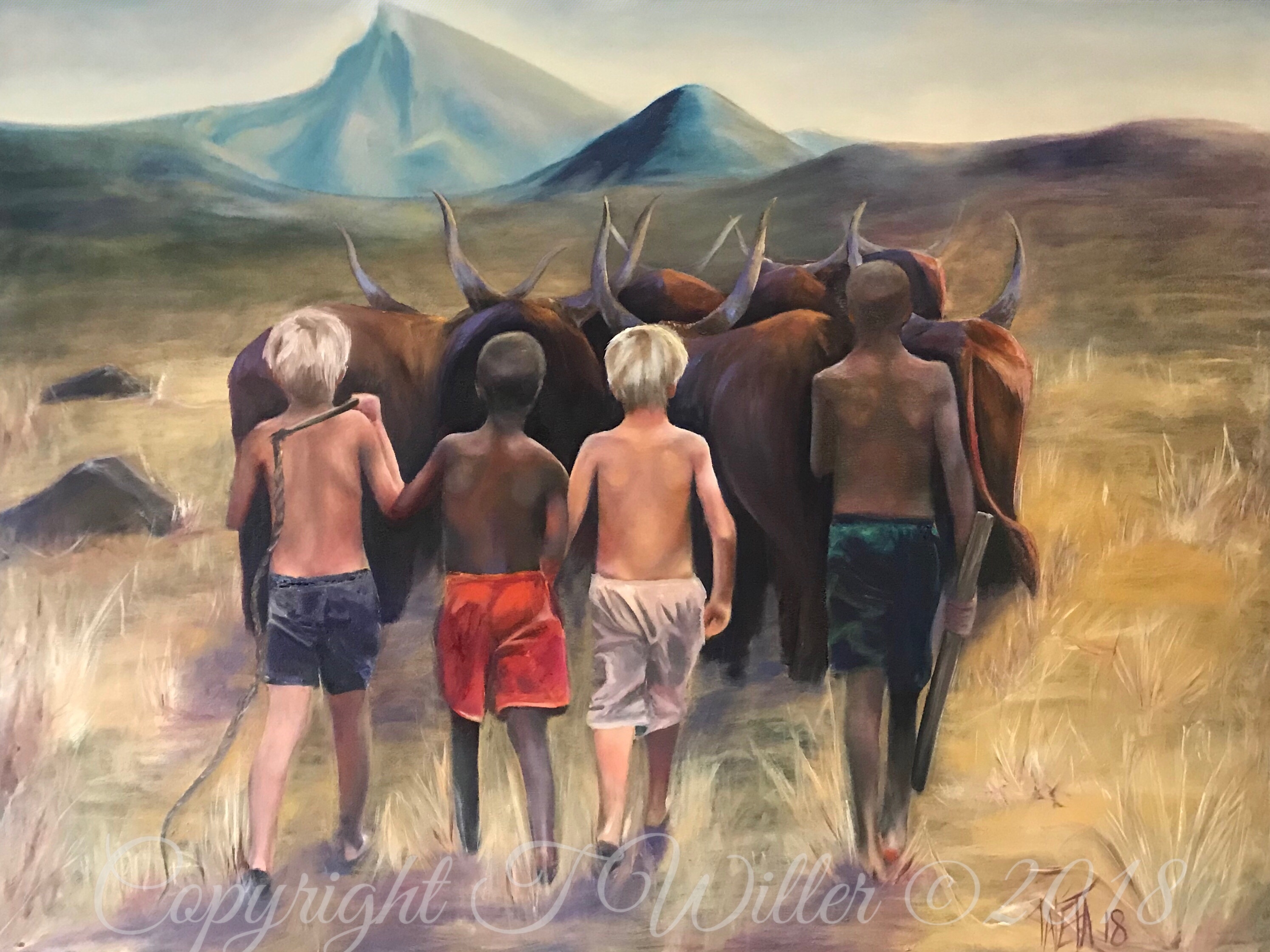 Taleta Oil Paintings South Africa Artist Stellenbosch