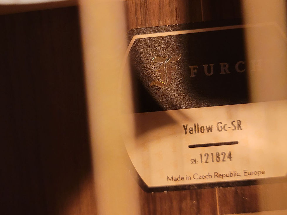 Thumbnail: Furch Yellow Gc SR SPA 121824 with FREE Furch guitar strap and Original CNR