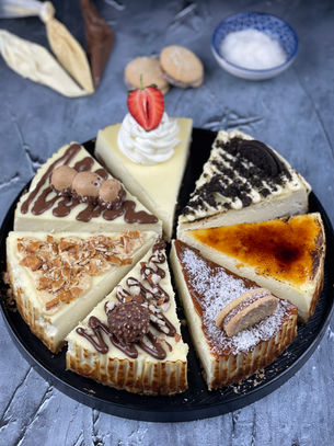 עוגת גבינה בטעמים