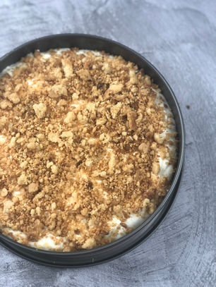 עוגת גבינה פירורים