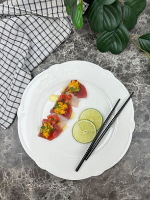 סשימי אינטיאס וטונה