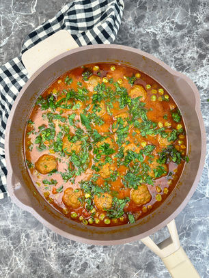 קציצות עם אפונה