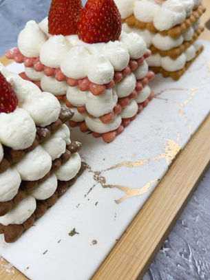 עוגת ביסקוויטים אישית