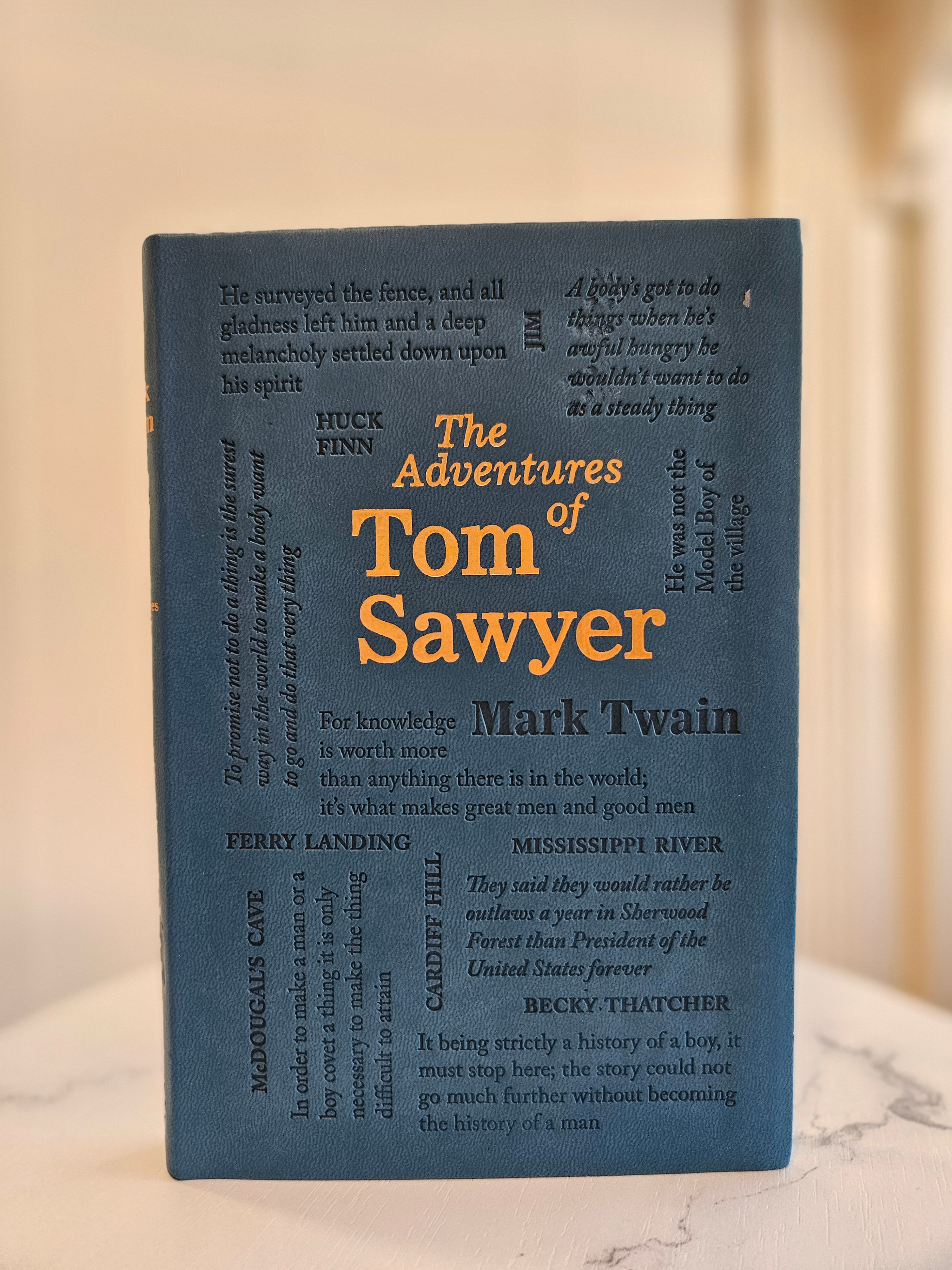 Adventures of Tom Sawyer Leather Canterbury Classics