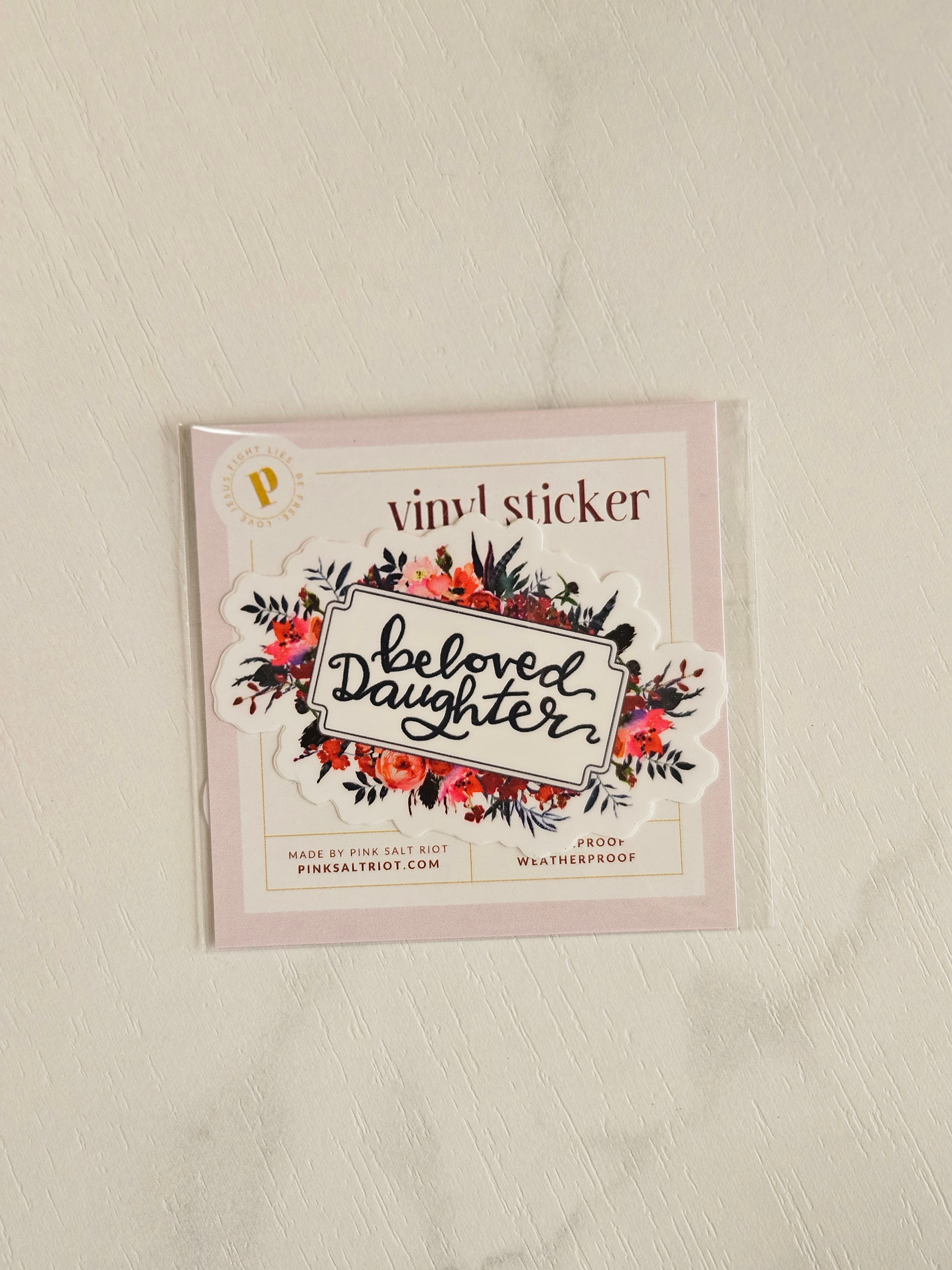 Beloved Daughter Vinyl Sticker