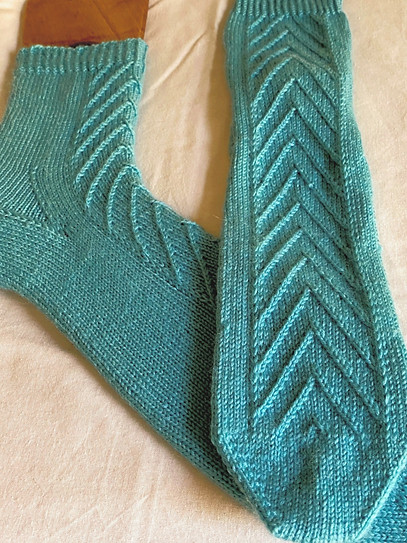 Photo of Breathwork (Inhale) Sock pattern