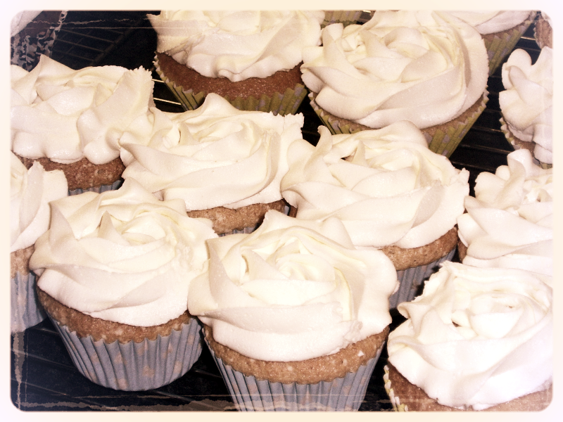 rose cupcakes