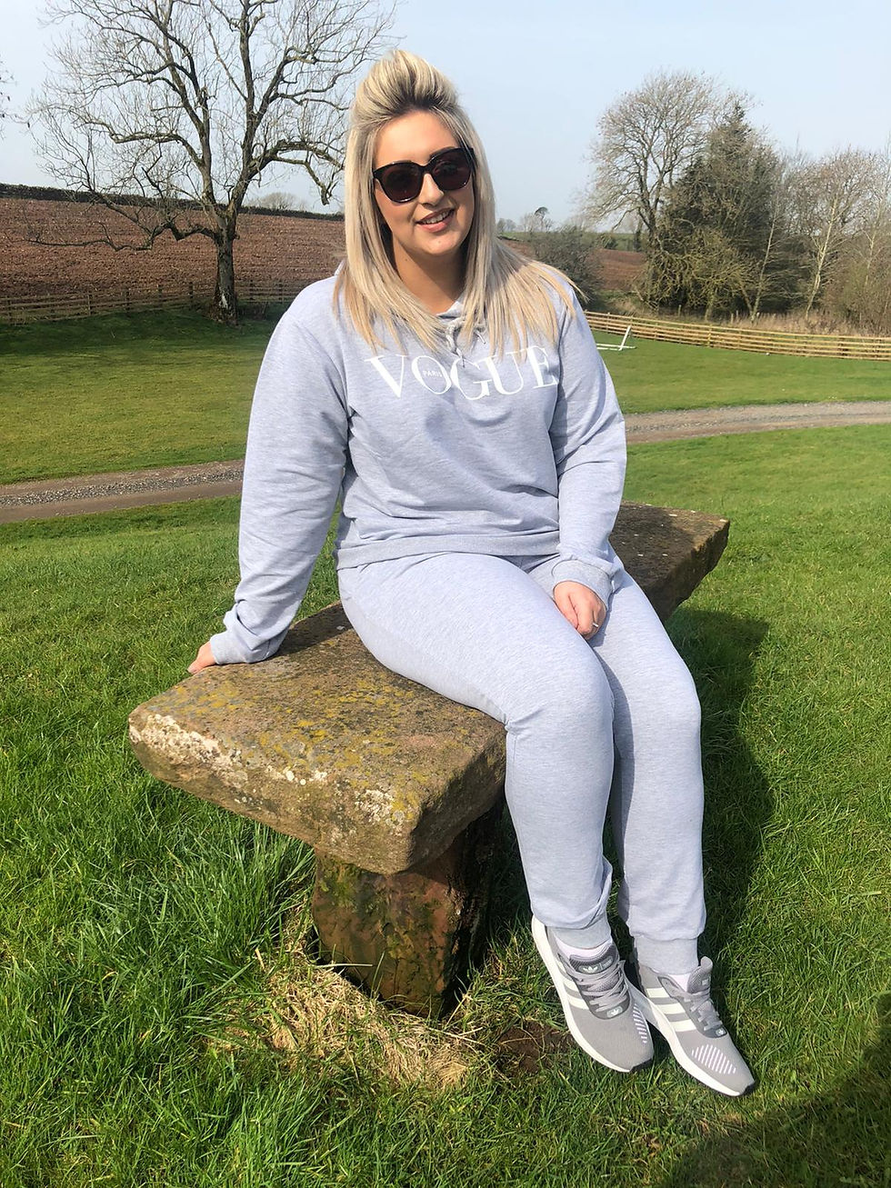 Vogue Hooded Tracksuit/Loungewear Set