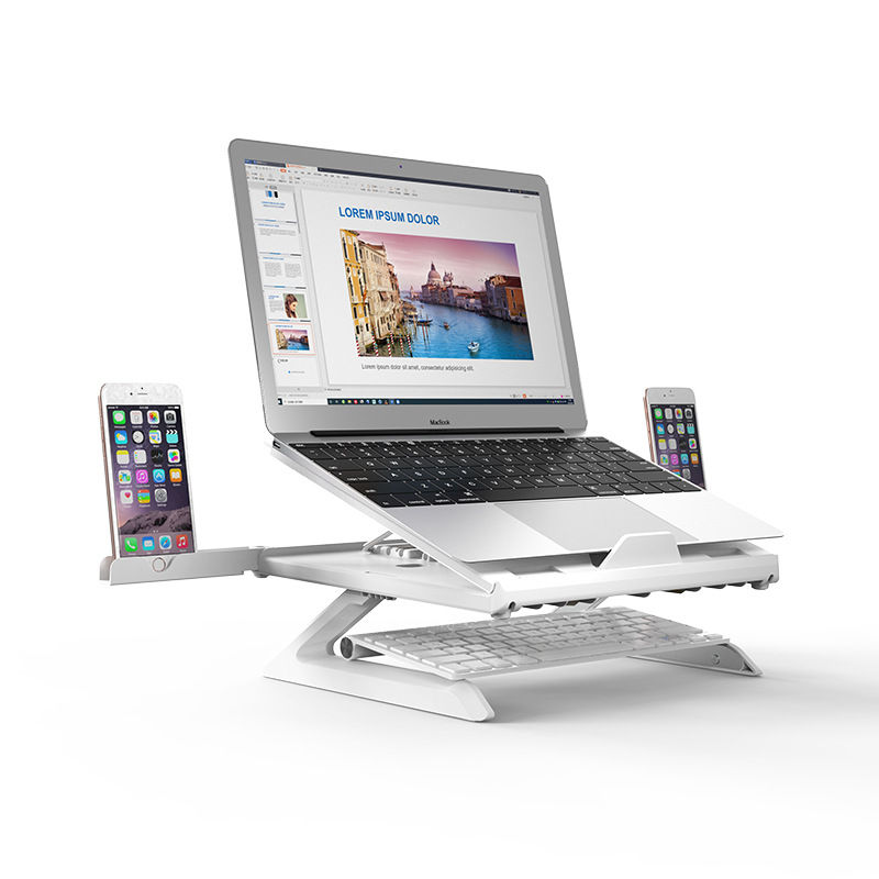 Thumbnail: Multi-Functional Adjustable Laptop Stand with Aluminum Base
