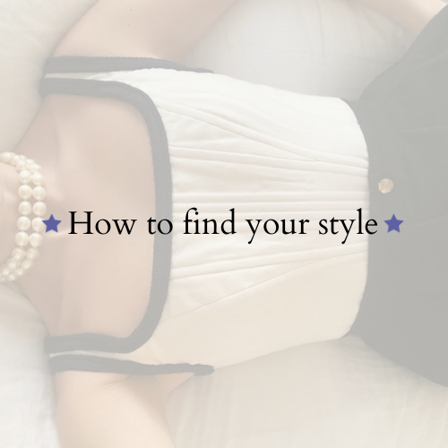 How to find your style