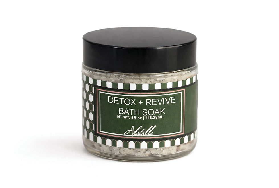 Detox+Revive Bath Soak in a jar