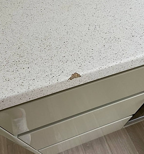At Konig Surface Repairs we fix chips in laminate benchtops