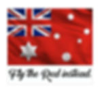 Thumbnail: 12 X Fly the Red instead Decal, 120mm x 107mm