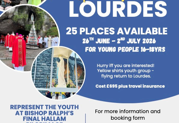 Are you between 16 and 18 and want to come to Lourdes?