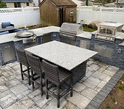 Bar Islands Outdoor Living of NJ Backyard kitchen
