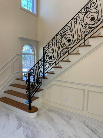 interior decorative 
Staircase by paterson iron works