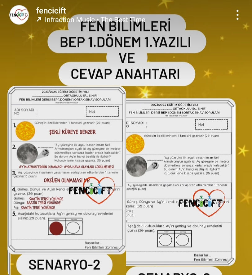 5.SINIF FEN BİLİMLERİ BEP 1.DÖNEM 1.YAZILI-6