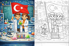 BİLİM TEMALI BAYRAK SEVGİSİ ETKİNLİĞİ-5