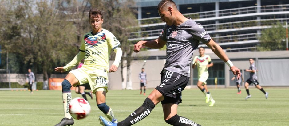 AMERICA Y NECAXA DIVIDEN TRIUNFOS EN FUERZAS BÁSICAS.