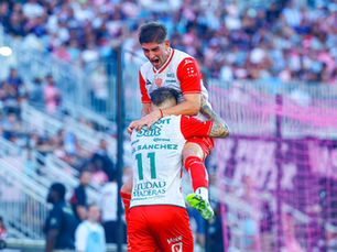 NECAXA E INTER DE MIAMI EMPATAN A DOS GOLES.