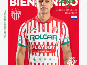 SERGIO BAREIRO CENTRO DELANTERO PARAGUAYO NUEVA CONTRATACUIÓN DEL NECAXA.