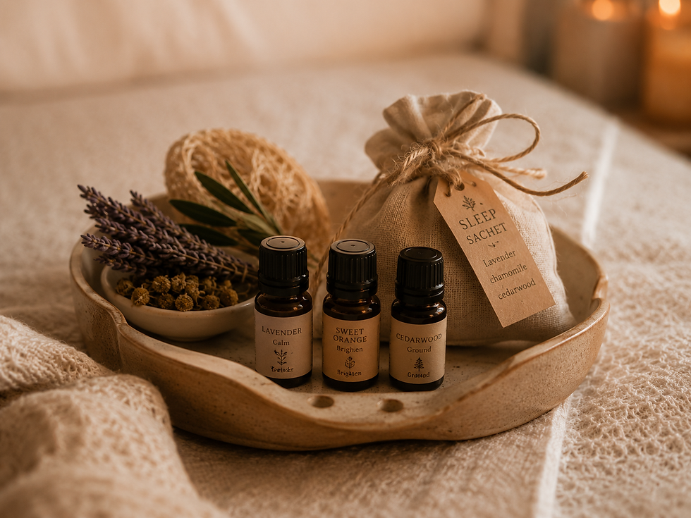 Motel amenities kit for sacred stays.