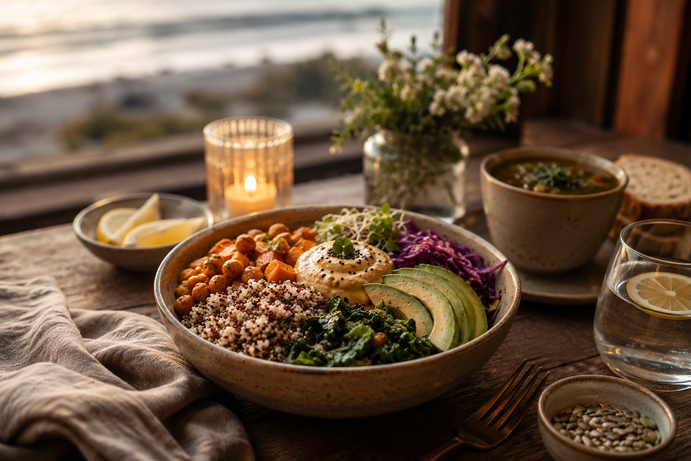 Fresh Quinoa salad.