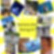 A collage of pictures of seniors perfoming physical activity with the caption seniors are doing it