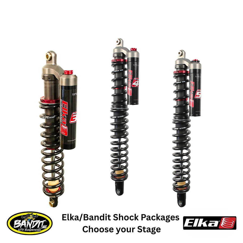 (ALL 4) 2013-17 CAN AM MAVERICK ELKA/BANDIT SHOCK PACKAGES