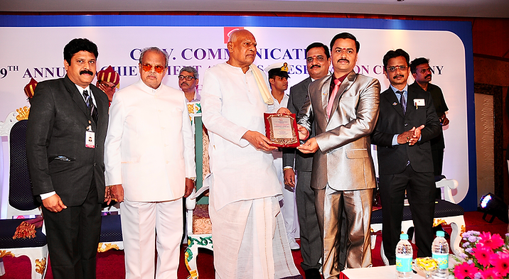 On 26th August 2015 our company received the “Achievement Award of the year 2015” from the hands of His Excellency Dr. K. Rosaiah, Governor of Tamilnadu, at Hotel Hablis, Guindy Chennai.