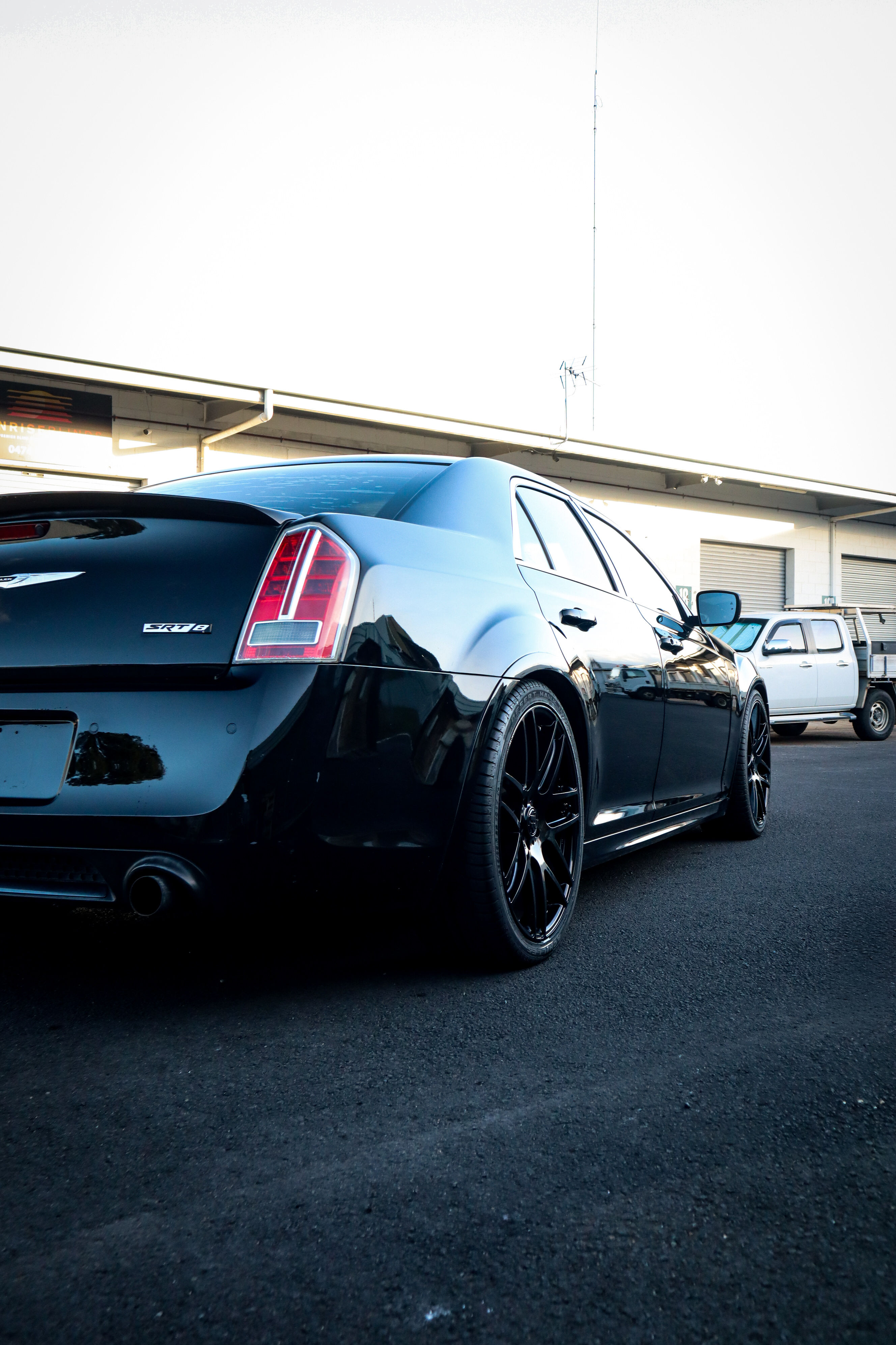 Reflection highlighting smooth, hydrophobic finish from advanced ceramic coating treatment. Done by Samurai Auto Detailing, we service  Cairns City & CBD, Trinity Beach, Clifton Beach & Palm Cove, Edmonton & Gordonvale, Redlynch & Brinsmead, Mount Sheridan & Bentley Park, All Northern Beaches suburbs