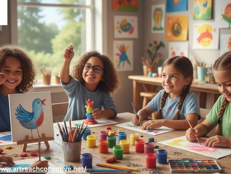 How Children’s Art Classes Support Confidence and Calm Through Creativity