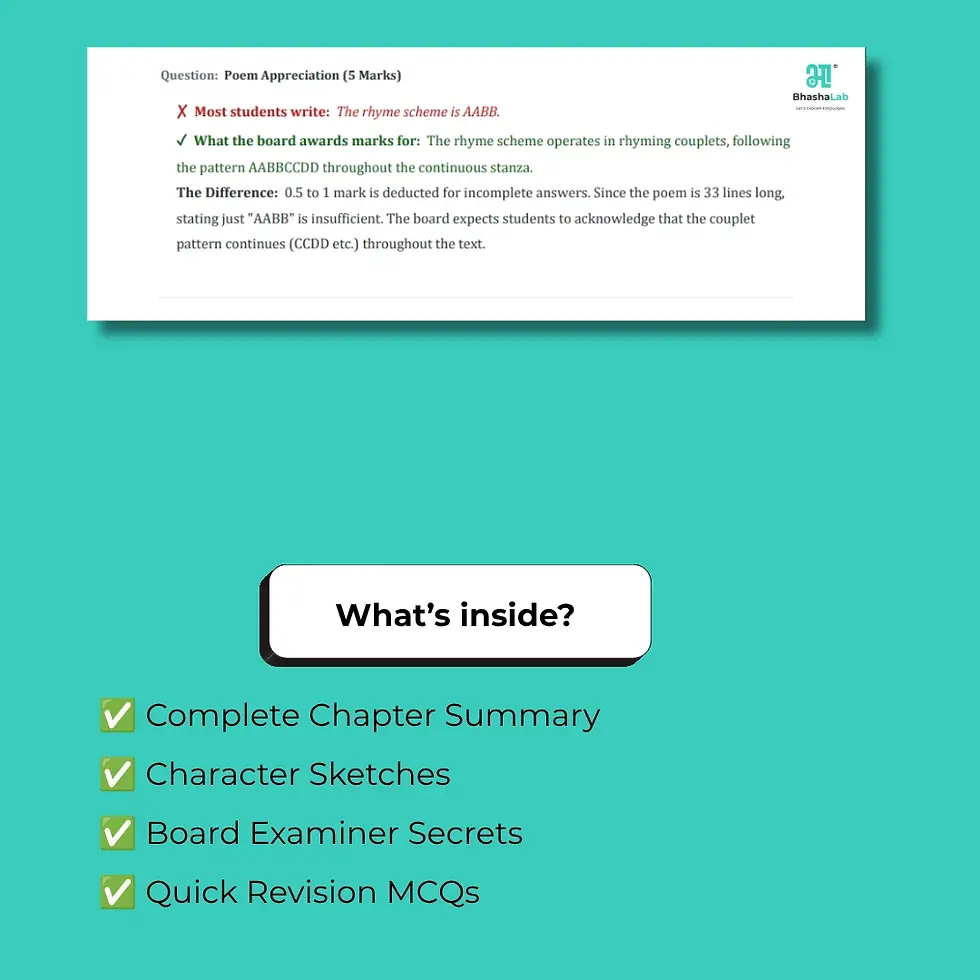 Thumbnail: Sample Class 10 English Thing of Beauty Notes