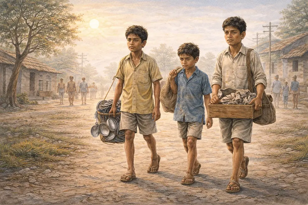 13 - बच्चे काम पर जा रहे हैं (Bachche Kaam Par Ja Rahe Hain) - Class 9 - Kshitij 1