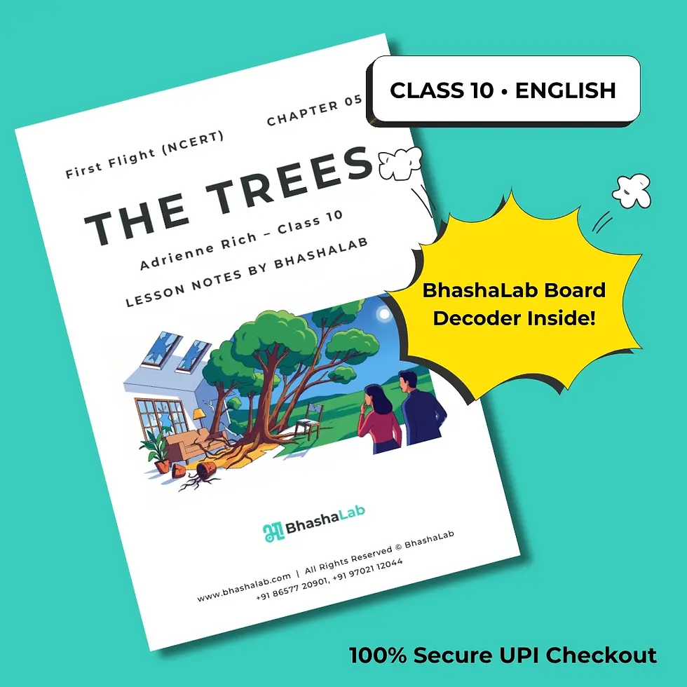 The Trees notes