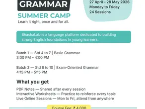 BhashaLab English Grammar Summer Camp - 2026