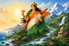 10. भारति, जय, विजयकरे! - Bharati, Jai, Vijay Kare - Class 9 - Ganga