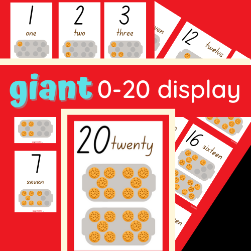 0 to 20 Cookie Ten Tray Display