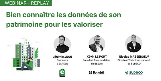 Webinar connaître les données énergétiques de son patrimoine tertiaire