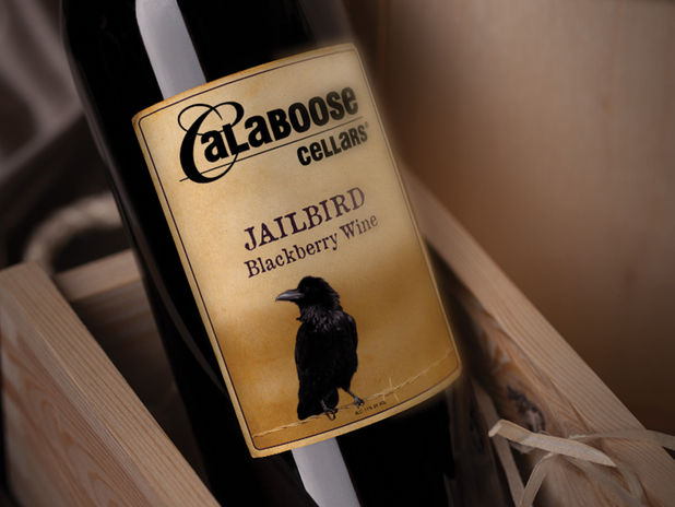 Calaboose Cellars Jailbird wine label