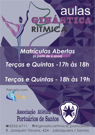 Aulas de Ginástica Rítmica