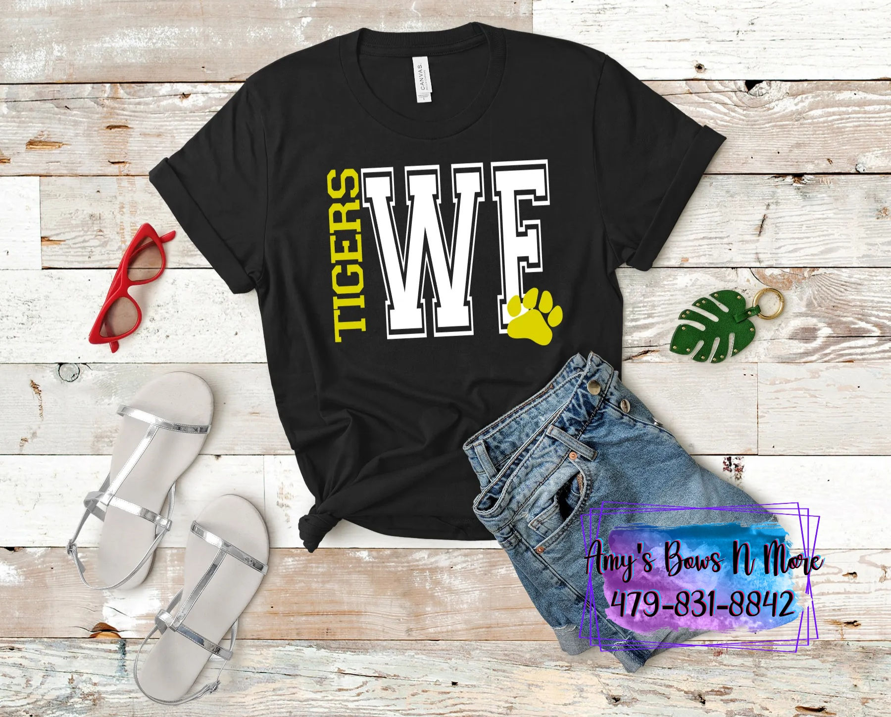 CUSTOM WEST FORK TIGERS TEE