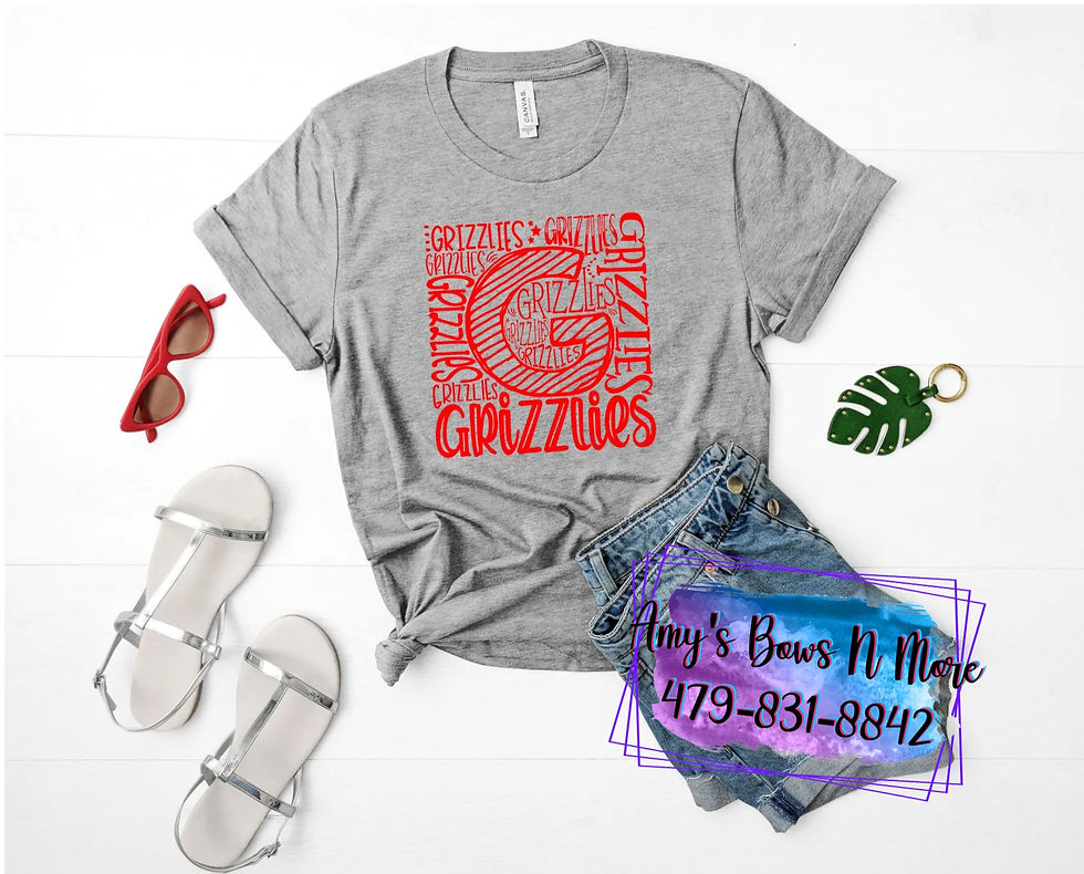 Thumbnail: CUSTOM GRIZZLIES GRIZZLIES TEE