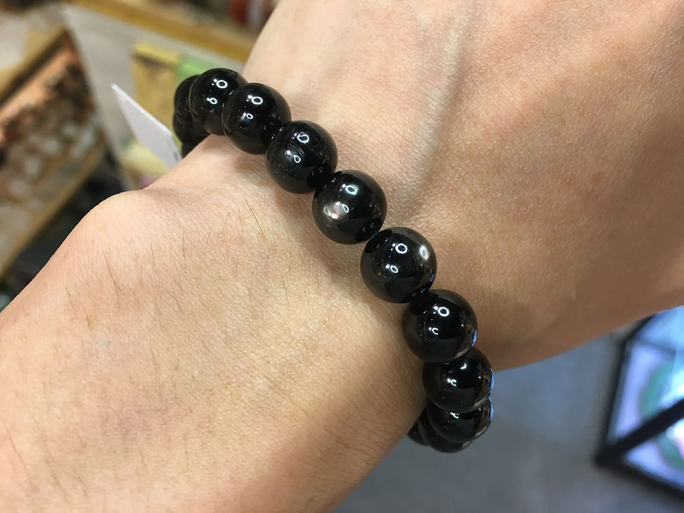 Thumbnail: Hypersthene Bracelet 9mm