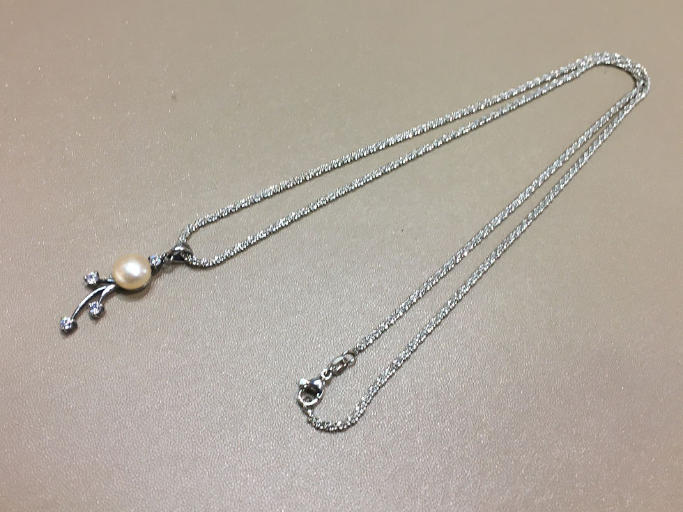 Thumbnail: Pearl Pendant Necklace ( 1 )